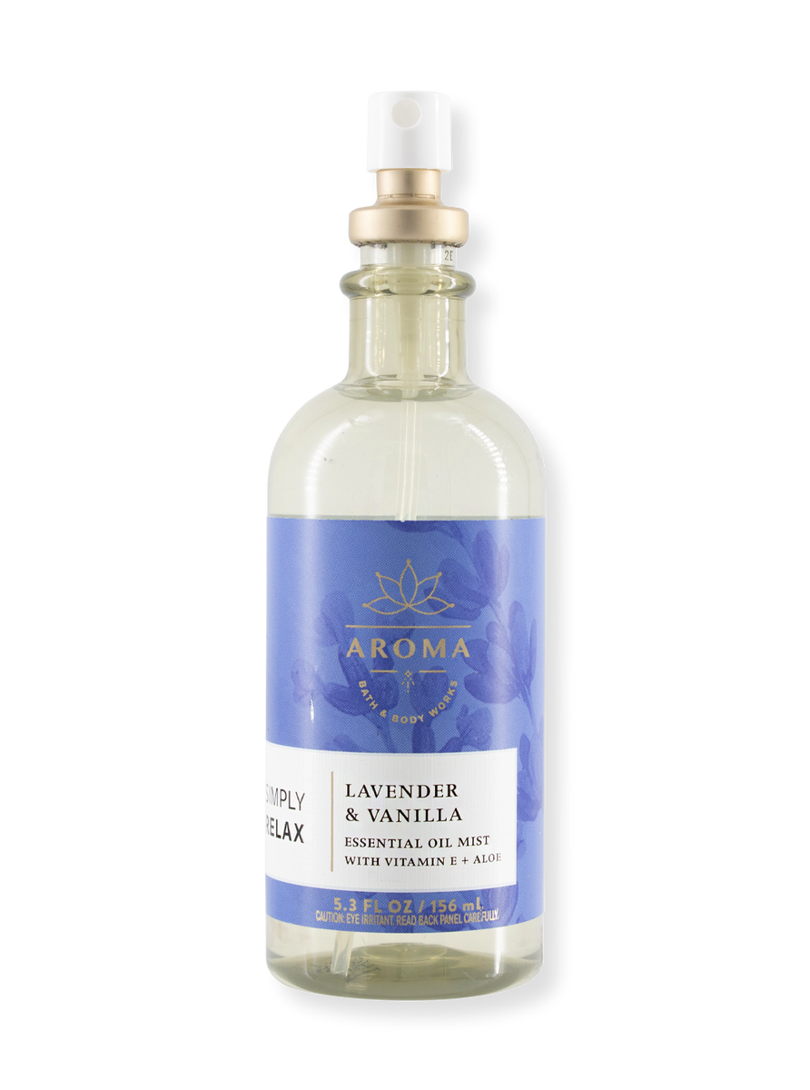 HTF Bath & Body Works online Aromatherapy Blue Lavender Palmarosa Pillow Mist 4 oz. NEW