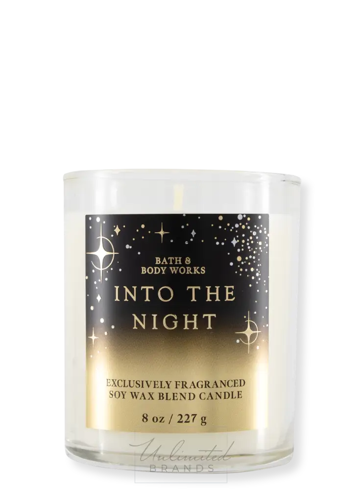 1-Docht Kerze - Into The Night New Design 227G