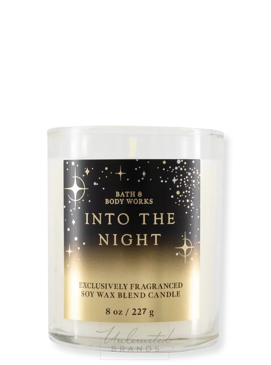 1-Docht Kerze - Into The Night New Design 227G