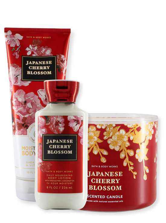 Geschenkset  - Japanese Cherry Blossom - 411g/531ml