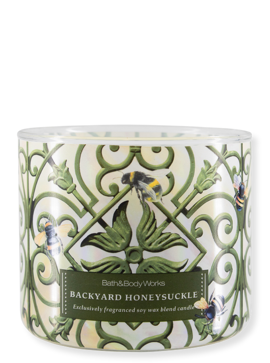 3-Docht Kerze - Backyard Honeysuckle 411G