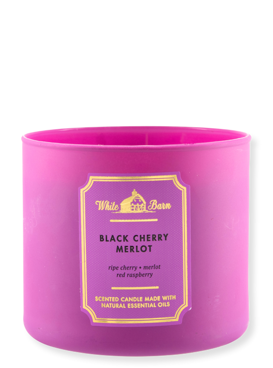 3-Docht Kerze - Black Cherry Merlot 411G