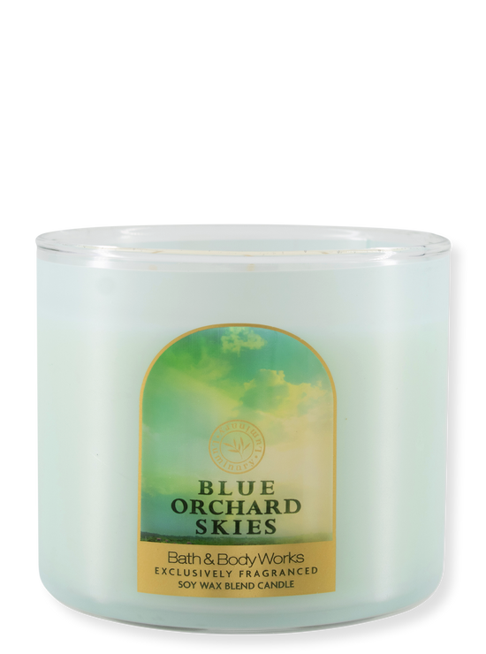 3-Docht Kerze - Blue Orchard Skies - 411g