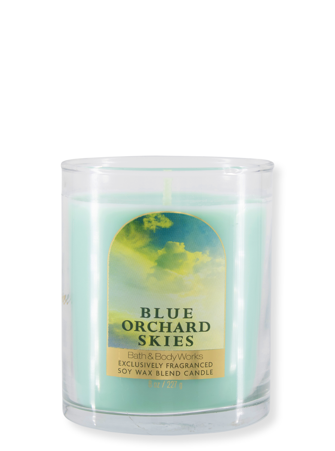 1-Docht Kerze - Blue Orchard Skies 227G