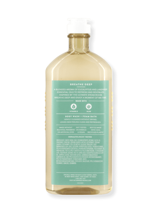 Duschgel & Schaumbad - Aromatherapy - Breathe Deep - Eucalyptus & Lavender - 295ml