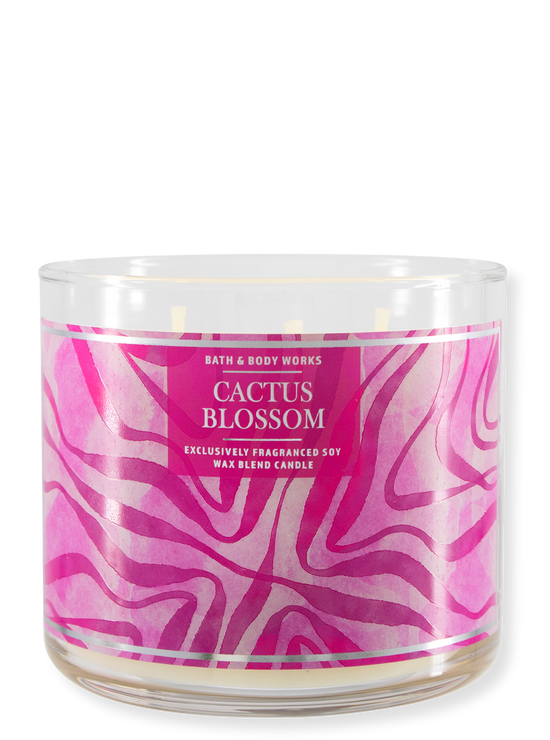 3-Docht Kerze - Cactus Blossom - 411g