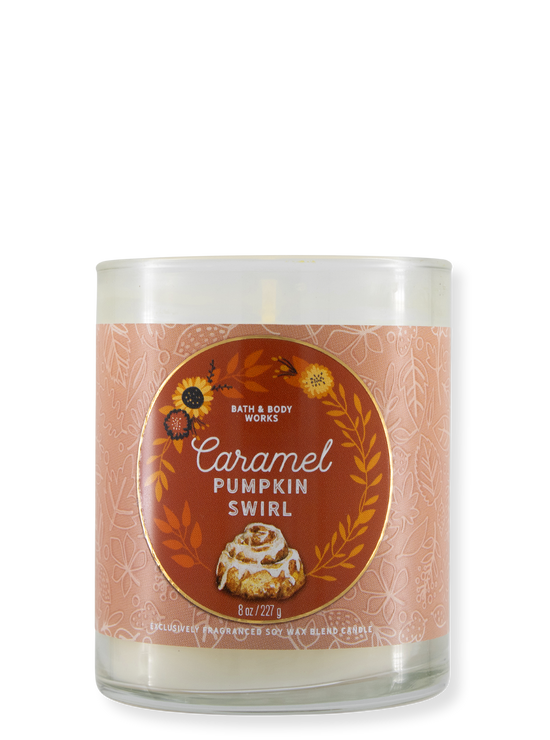 1-Docht Kerze - Caramel Pumpkin Swirl - 227g