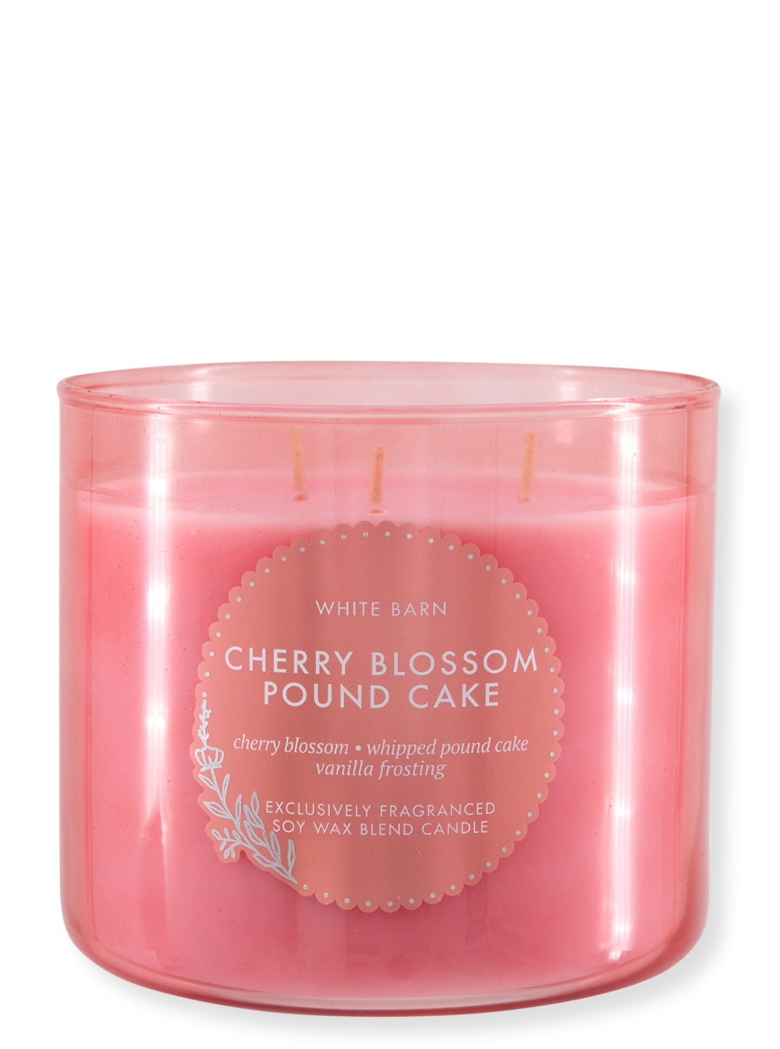 3-Docht Kerze - Cherry Blossom Pound Cake - 411g