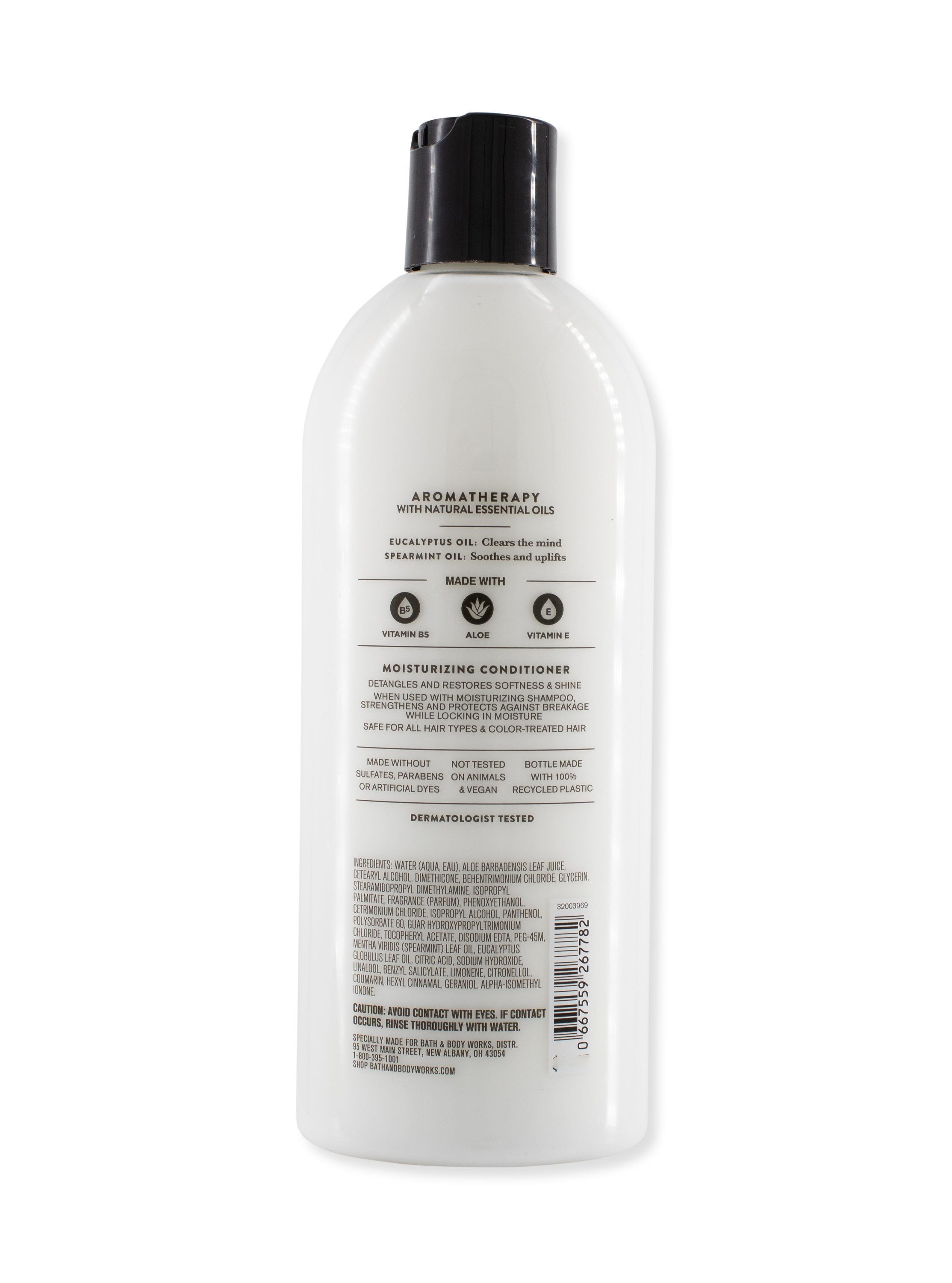 Haarconditioner - aromatherapie - stressverlichting - eucalyptus & Spearmint - 473ml