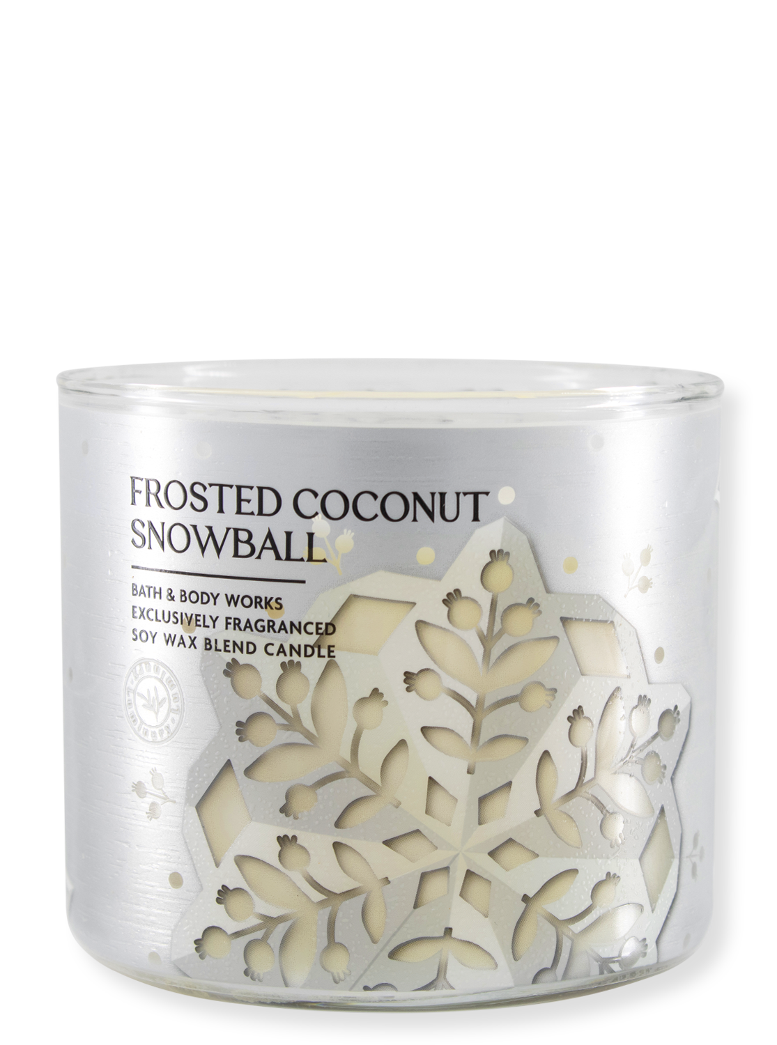 3-Docht Kerze - Frosted Coconut Snowball - 411g