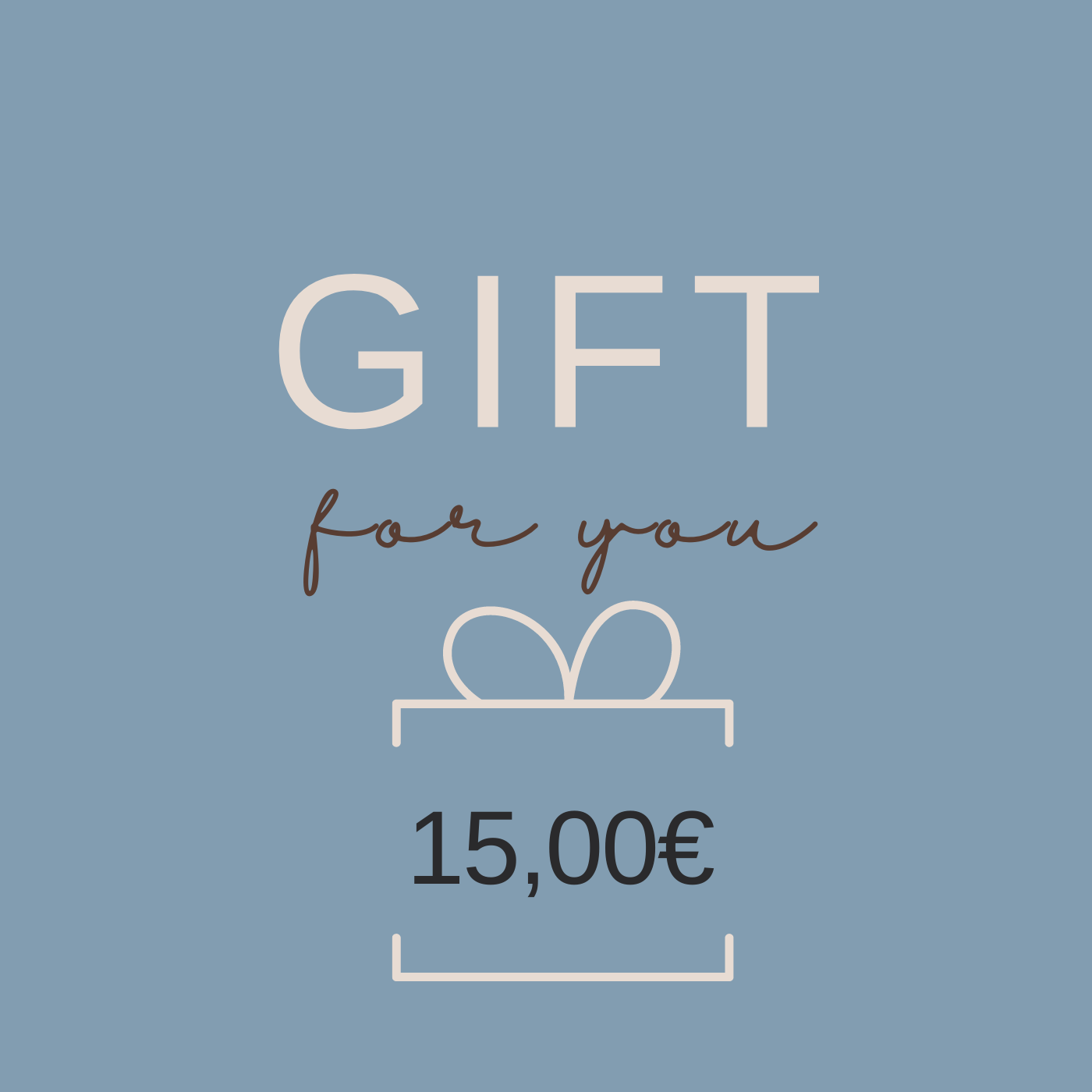 Digitaler Geschenkgutschein 15€ - (Per E-Mail)