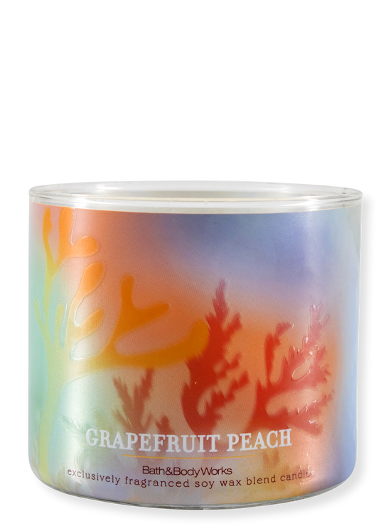 3-Docht Kerze - Grapefruit Peach  - 411g