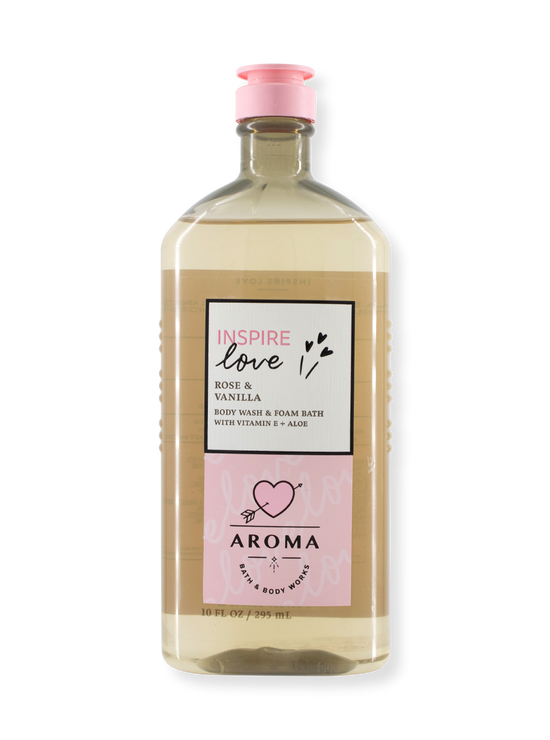 Duschgel & Schaumbad - Aroma Inspire Love Rose Vanilla 295Ml