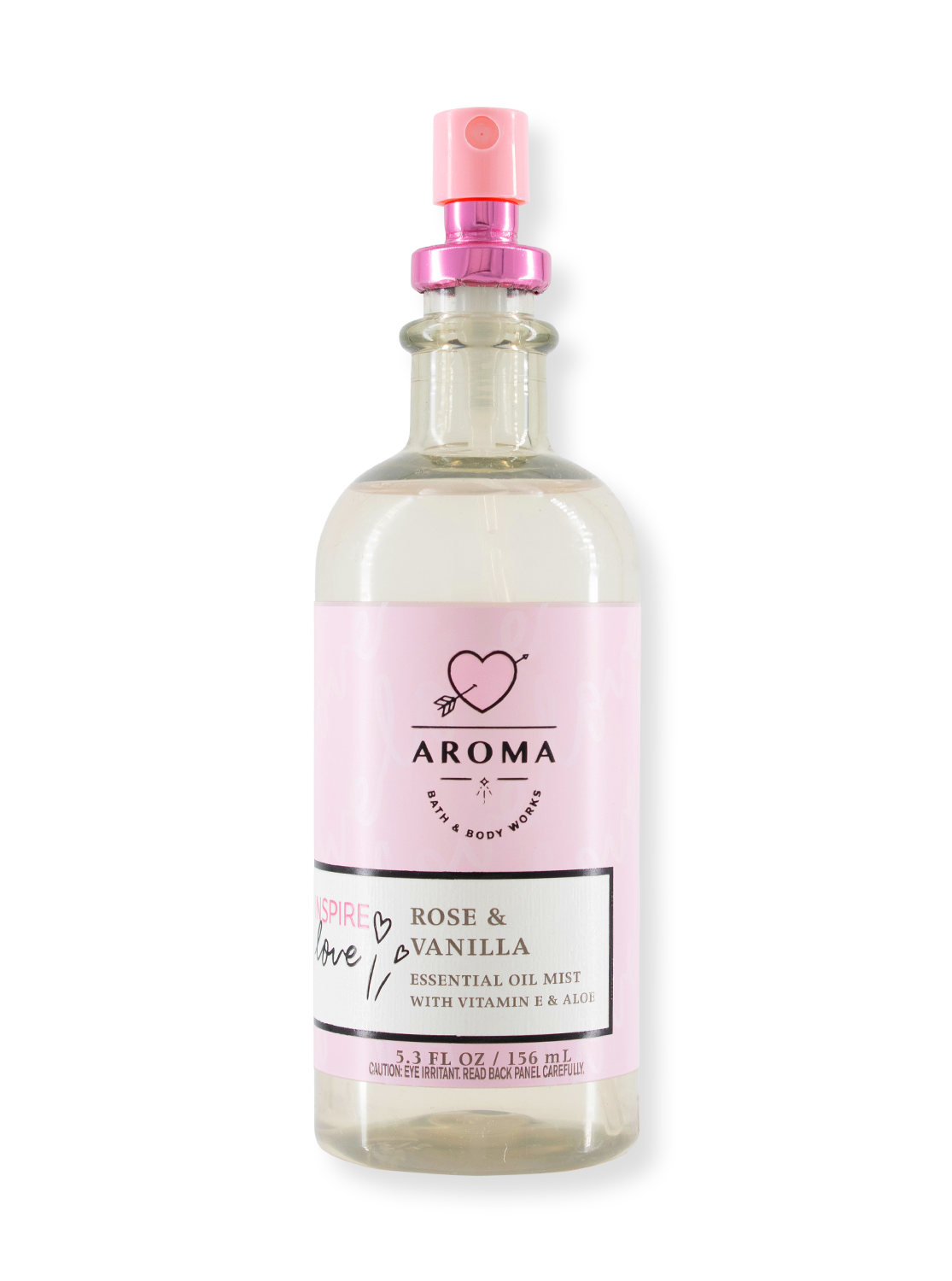 Body Spray/Ätherisches Öl Spray - Aroma Inspire Love Rose & Vanilla 156 Ml Pillow Mist