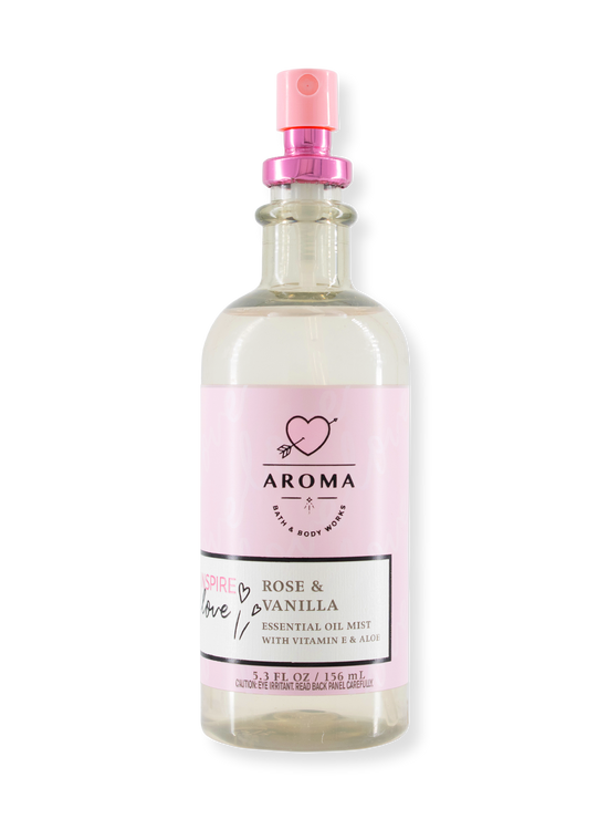 Body Spray/Ätherisches Öl Spray - Aroma Inspire Love Rose & Vanilla 156 Ml Pillow Mist