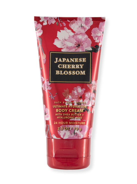 Body Cream - Japanese Cherry Blossom - NEW DESIGN - (Travel Size) - 70g