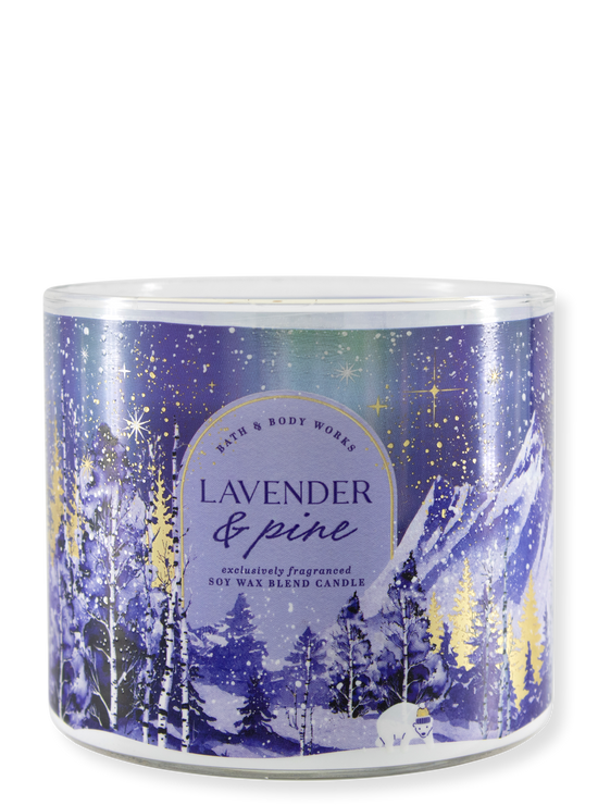 3-Docht Kerze - Lavender & Pine - 411g