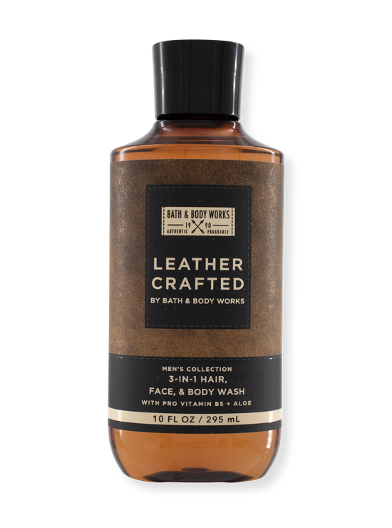 3in1 - Hair - Face & Body Wash - Leather Crafted - For Men - 295ml