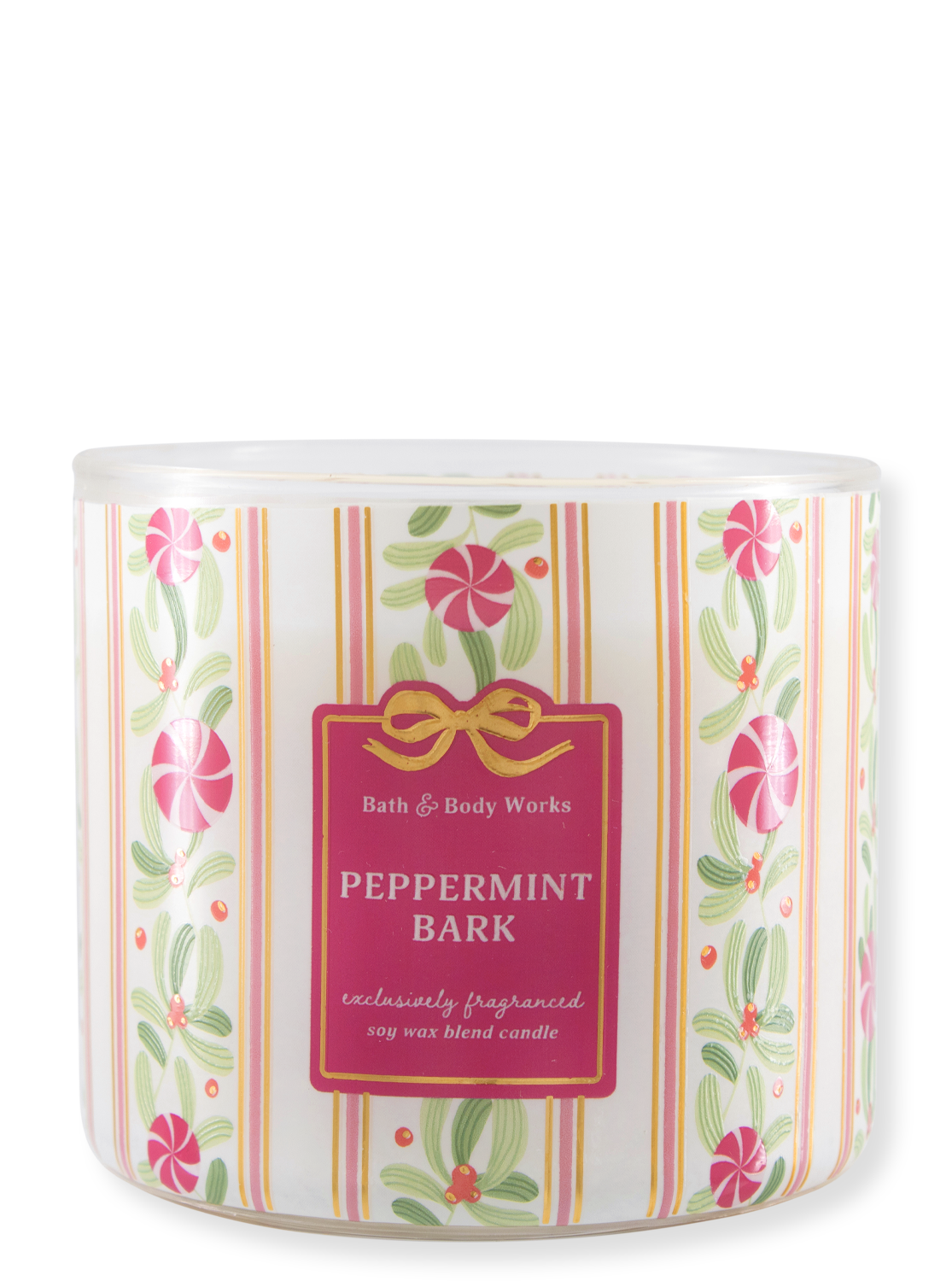 3-Docht Kerze - Peppermint Bark - 411g