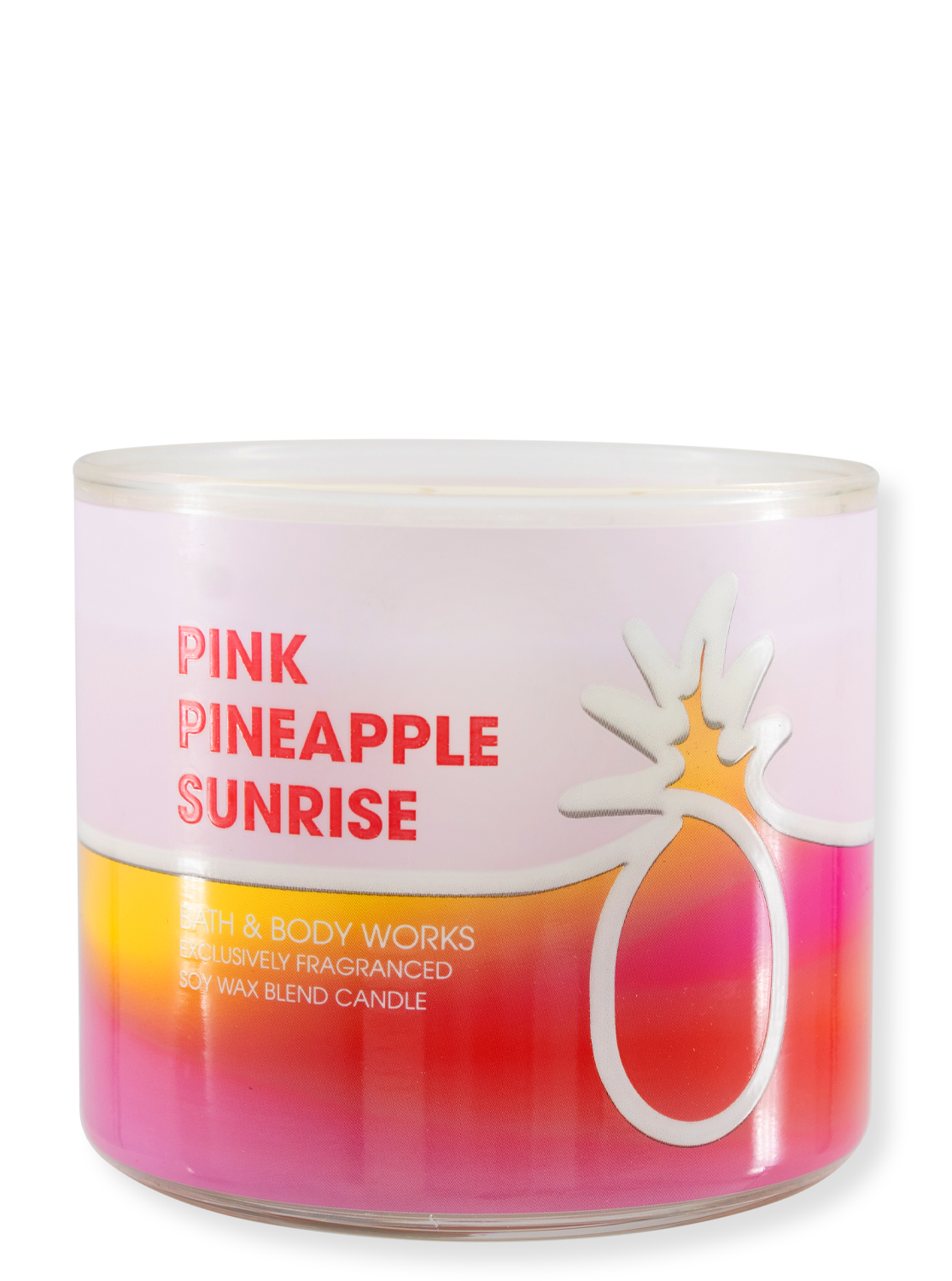 3-Docht Kerze - Pink Pineapple Sunrise 411G