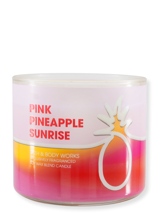 3-Docht Kerze - Pink Pineapple Sunrise 411G