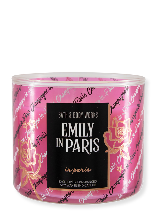 3-Docht Kerze - Emily in Paris - Sekt in Paris - 411g