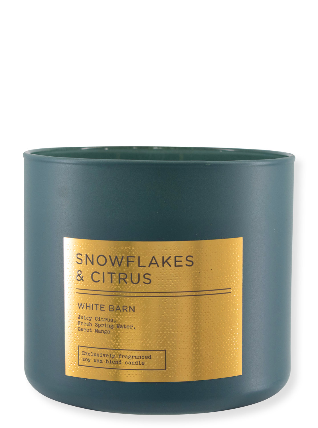 3-Docht Kerze - Snowflakes & Citrus - 411g