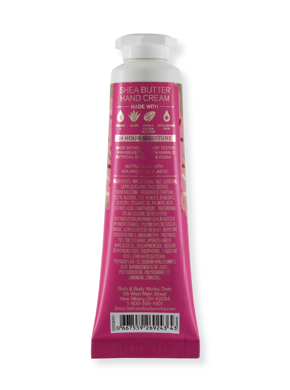 Voorbeeldsjabloon / nieuwe handcrème - patroon - 29 ml