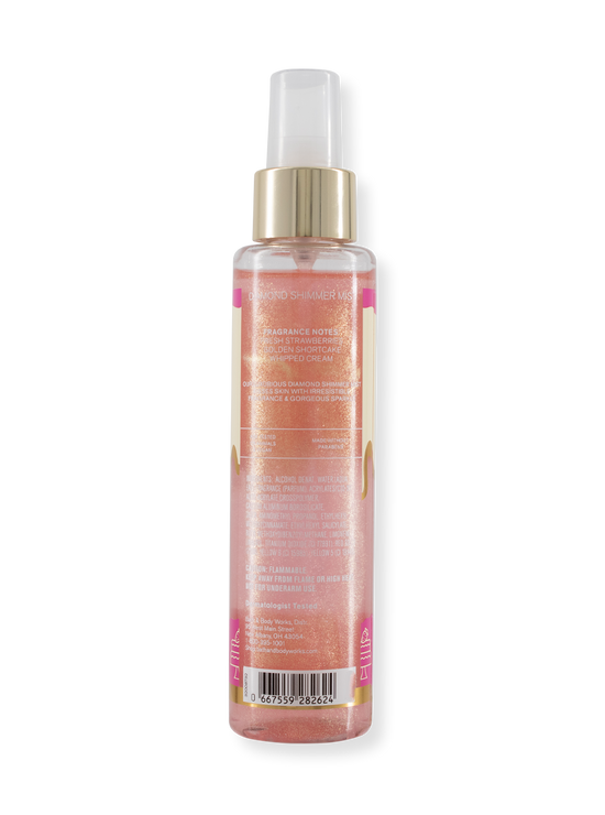 Body Spray - Strawberry Pound Cake - Diamond Shimmer - 145 ml