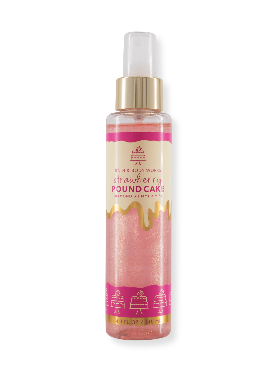 Body Spray - Strawberry Pound Cake - Diamond Shimmer - 145 ml