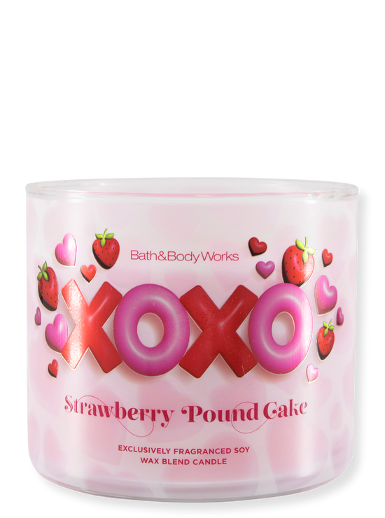 3-Docht Kerze - Strawberry Pound Cake 411G