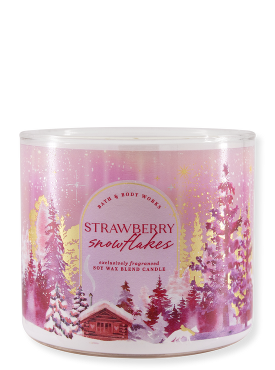 Modèle d'échantillon / Bath&amp;Body Works - Bougie à 3 mèches - ÉCHANTILLON - 411g