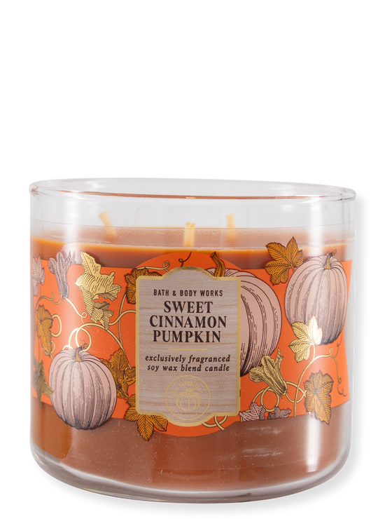 3-Docht Kerze - Sweet Cinnamon Pumpkin - 411g