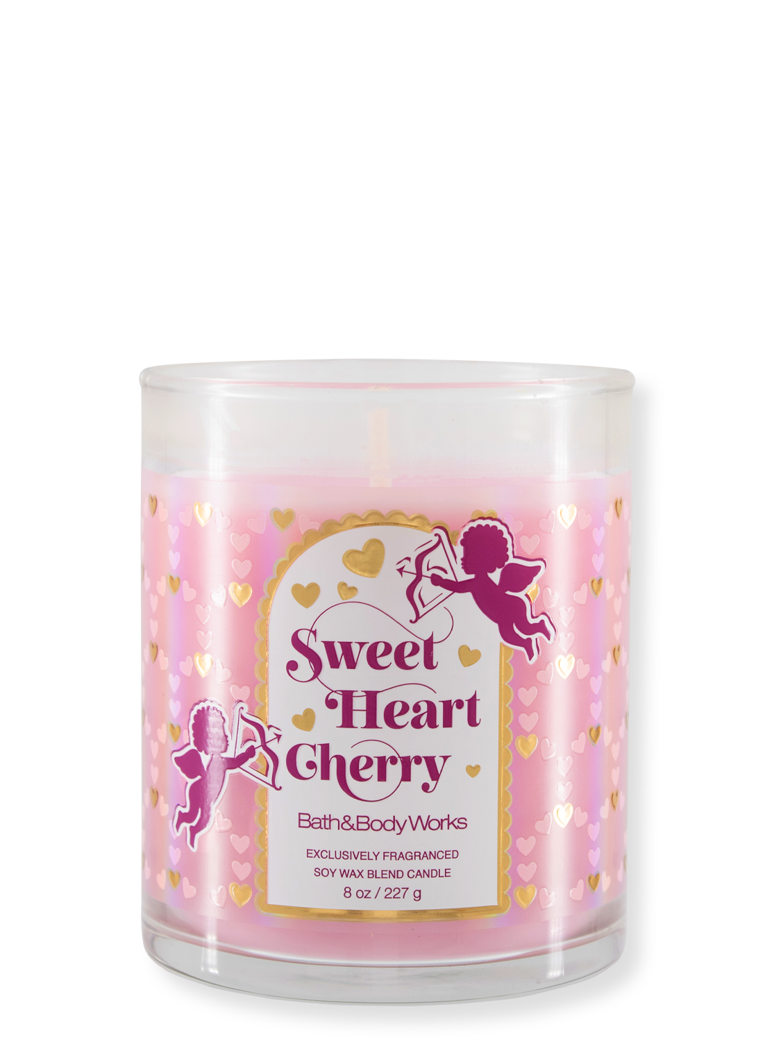 1-Docht Kerze - Sweetheart Cherry 227G