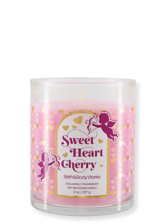 1-Docht Kerze - Sweetheart Cherry 227G