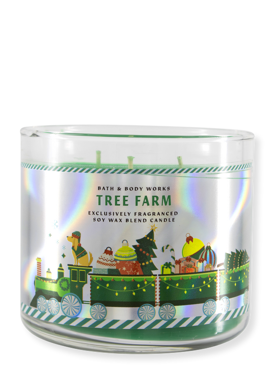 3-Docht Kerze - Tree Farm - 411g