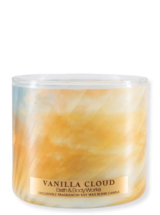 3-Docht Kerze - Vanilla Cloud 411G