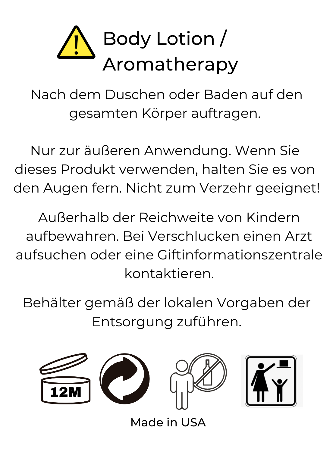 Voorbeeldsjabloon / body lotion - aromatherapie - patroon - 192 ml